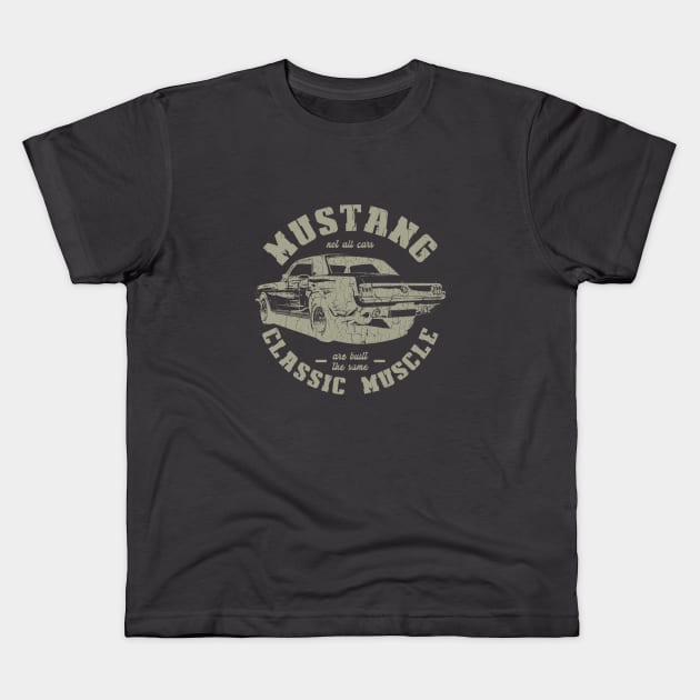 Mustang Classic Muscle Kids T-Shirt by CC I Design